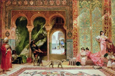 Un palazzo reale in Marocco da Jean Joseph Benjamin Constant